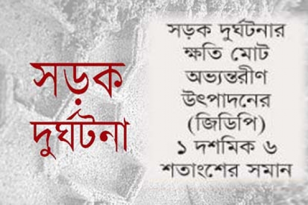 বাংলাদেশে সড়ক দুর্ঘটনায় বছরে মৃত্যু ২১ হাজার