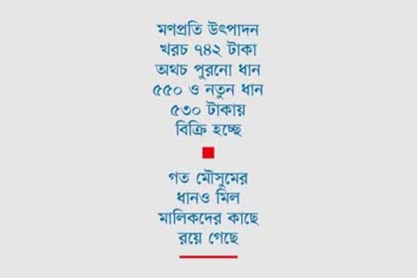 আমনেও কৃষকের সঙ্গী হতাশা