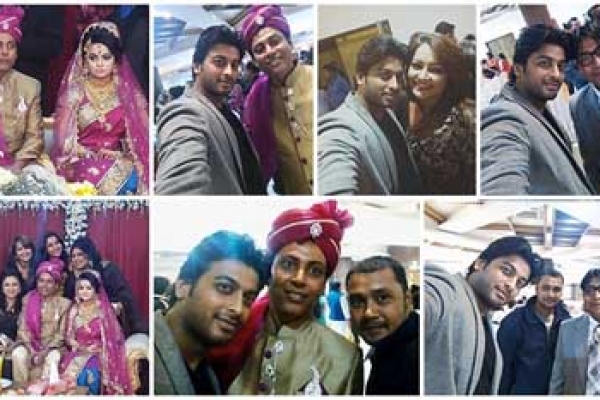 আলভী ও লাক্স তারকা যুথী’র বিয়েতে তারকারা