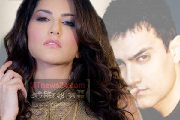 আমির খানের আমন্ত্রণে উড়ে গেলেন সানি লিওন