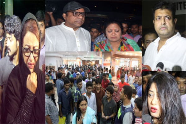 দিতিকে একনজর দেখতে হাসপাতালে শোকার্ত স্বজন-মিডিয়াকর্মীদের ভিড়
