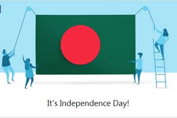 স্বাধীনতা দিবসে বাংলাদেশীদের ফেসবুকের শুভেচ্ছা