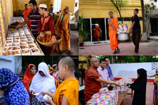 এই বৌদ্ধবিহার রমজানের প্রতিদিন ইফতারি খাওয়াই