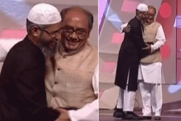 ডা. জাকির নায়েককে আবারো ‘শান্তির দূত’ ঘোষণা দিলেন দিগ্বিজয় সিং