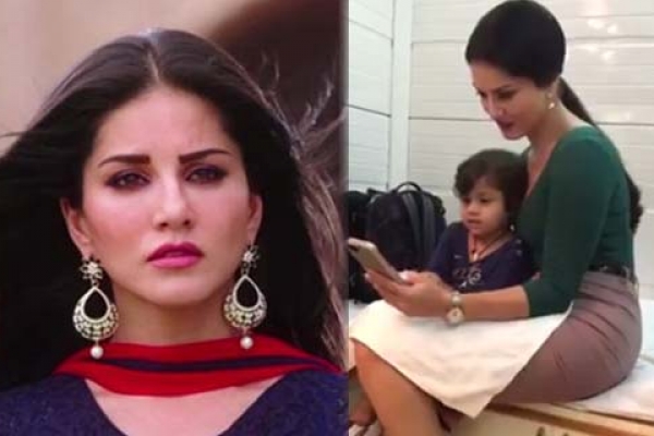 সানি লিওন কাঁদিয়েই ছাড়লো ক্ষুদে ফ্যান