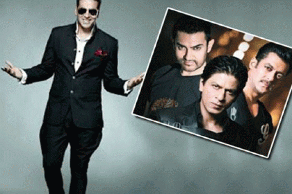 তিন খানকে পেছনে ফেলে বলিউডের নম্বর ওয়ান এখন অক্ষয় কুমার
