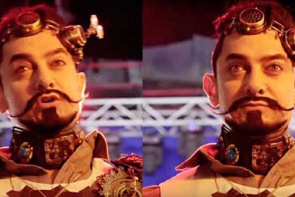 কী চমক দিতে এমন লুক নিতে হল আমিরকে?