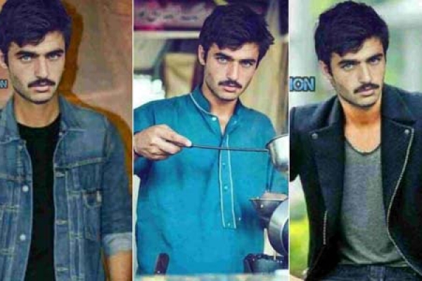 ঝড় তোলা সেই পাকিস্তানী চা বিক্রেতা এখন পোশাকের মডেল