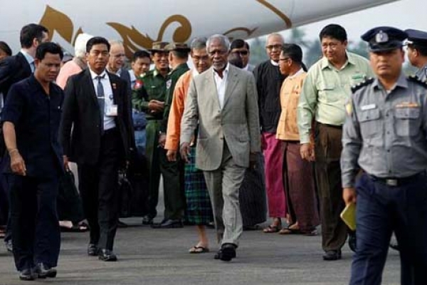 রাখাইন ঘুরে গিয়ে উল্টো ব্যাখা দিলেন কফি আনান!