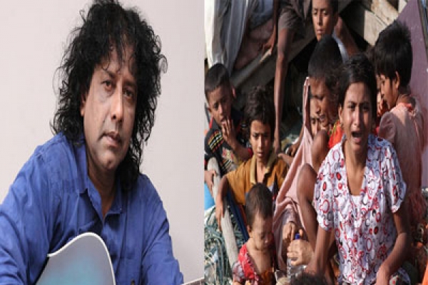 রোহিঙ্গাদের জন্য গান গেয়ে চোখের জলে ভিজলেন আহমেদ ইমতিয়াজ বুলবুল