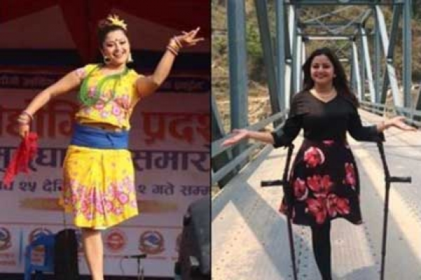 সবাইকে অবাক করিয়ে, এক পা নিয়েই এবার নাচলেন নীলম!