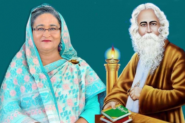 কবিগুরু রবীন্দ্রনাথ ঠাকুর বাংলা ও বাঙালির অহংকার : প্রধানমন্ত্রী