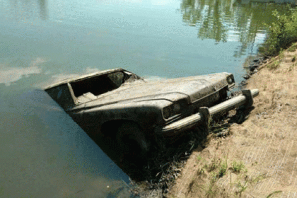 ডোবা থেকে উদ্ধার হলো পুরনো গাড়ি, ভেতরে ভয়ানক লাশ!