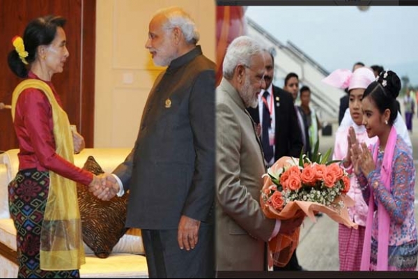 মিয়ানমারের নাগরিকদের বিনামূল্যে ভারতীয় ভিসা দেয়ার ঘোষণা মোদির