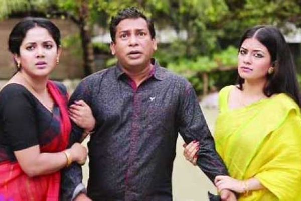 নাটকে দুই বউ নিয়ে বিপাকে মোশাররফ করিম