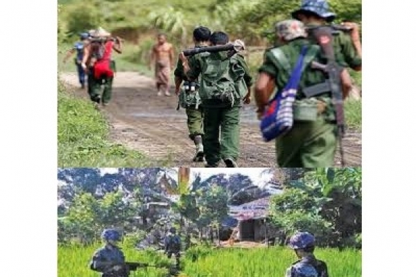 'পুরো গ্রাম ঘিরে ফেলেছে সেনারা'