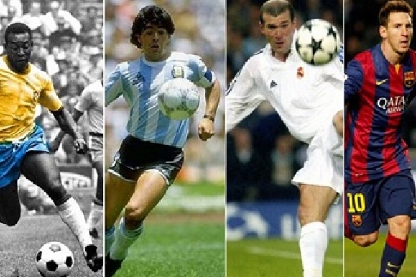 বিশ্ব ফুটবলের সর্বকালের সেরা ১০ ফুটবলারের তালিকায় ২ নম্বরে লিওনেল মেসি
