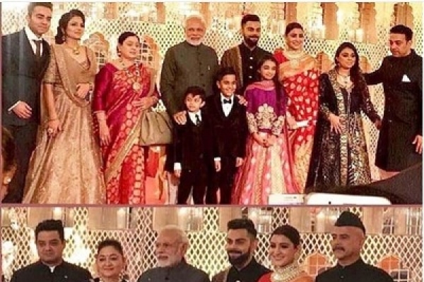 আনুশকা-বিরাটের বিবাহোত্তর সংবর্ধনায় মোদি
