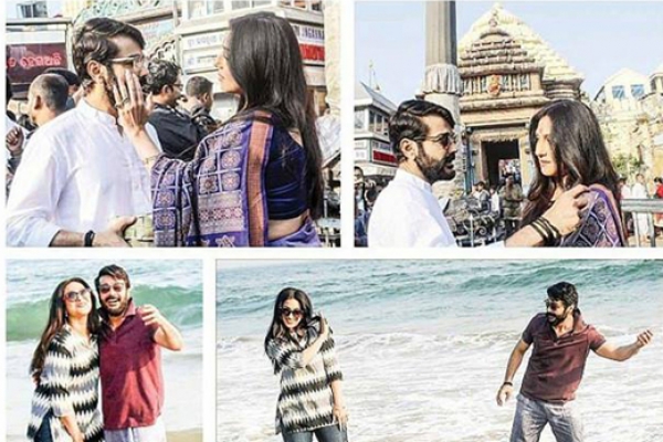 পুরীর সমুদ্র সৈকতে 'প্রাক্তন' জুটি