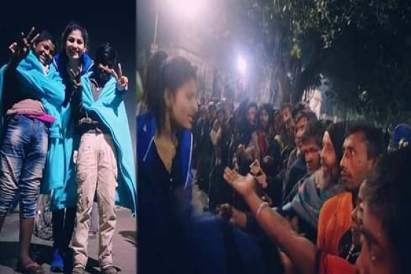 মধ্যরাতে নগরের অসহায় মানুষদের শীতবস্ত্র দিলেন এভ্রিল