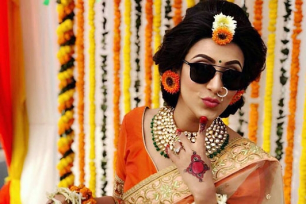 হঠাৎ মিমের এ সাজ কেন?