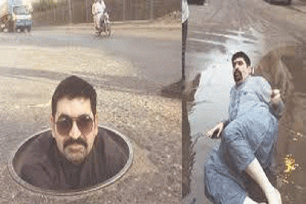 ভোটের প্রচারে প্রার্থীর কাণ্ড!