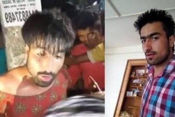 কাশ্মীরি মুসলিম ছাত্রকে সালোয়ার কামিজ পরিয়ে খুঁটিতে বেঁধে মা'রধ'র!