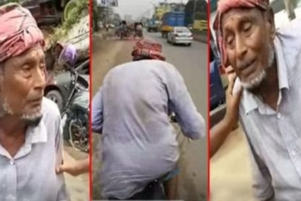 ছেলে সেনা অফিসার, পেটের দায়ে রিকশা চালান আশি বছরের বৃদ্ধ বাবা! 