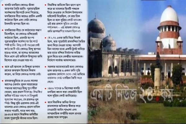 বাবরি মসজিদ ধ্বং'স বেআইনি ছিল, তবু জমি পেলেন হিন্দুরা: কোন যুক্তিতে?