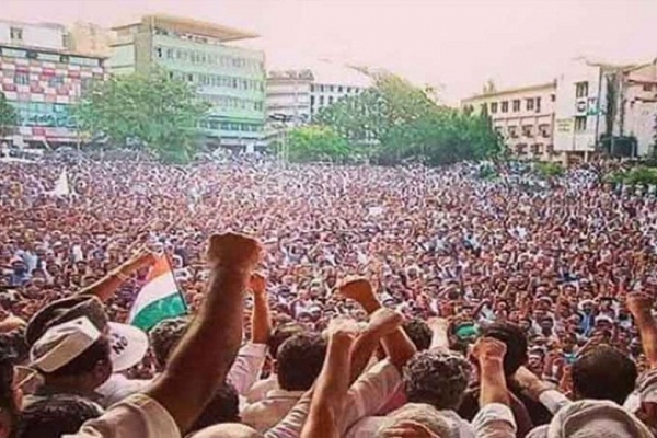 ভারতে সিএএ-বিরোধী সামবেশে লাখ লাখ মানুষ