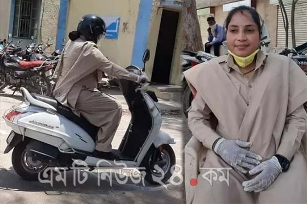 ৮ মাসের গর্ভবতী হয়েও করোনা রু'খতে পালন করছেন পুলিশের ডিউটি