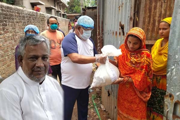 ব্যক্তিগত অর্থায়নে ৩ হাজার হতদরিদ্র পরিবারে খাদ্যসামগ্রী দিলেন চিত্তরঞ্জন