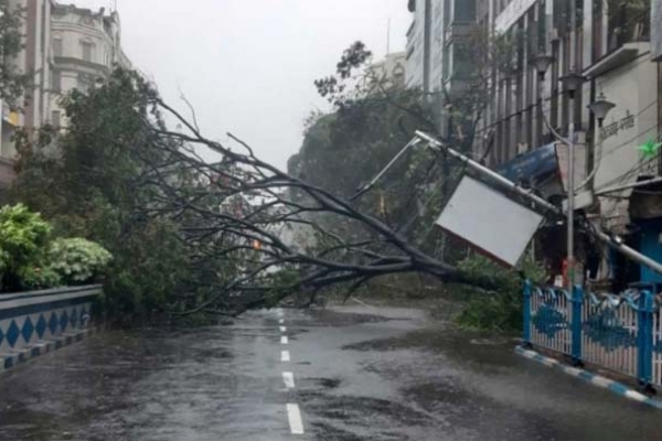 ১৩৩ কি.মি পর্যন্ত গতিবেগ উঠিয়ে তাণ্ডব চালালো আম্ফান, বিধ্ব'স্ত পুরো কলকাতা শহর