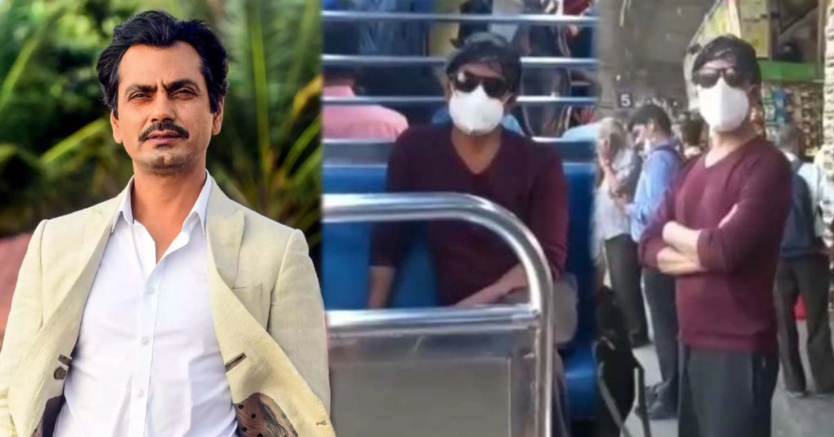 যানজট থেকে বাঁচতে লোকাল ট্রেনে নওয়াজুদ্দিন!