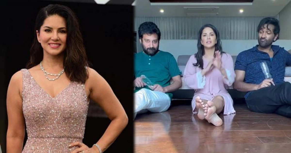 বদ্ধঘরে দুই পুরুষের সাথে এ কোন খেলায় মেতেছেন সানি লিওন