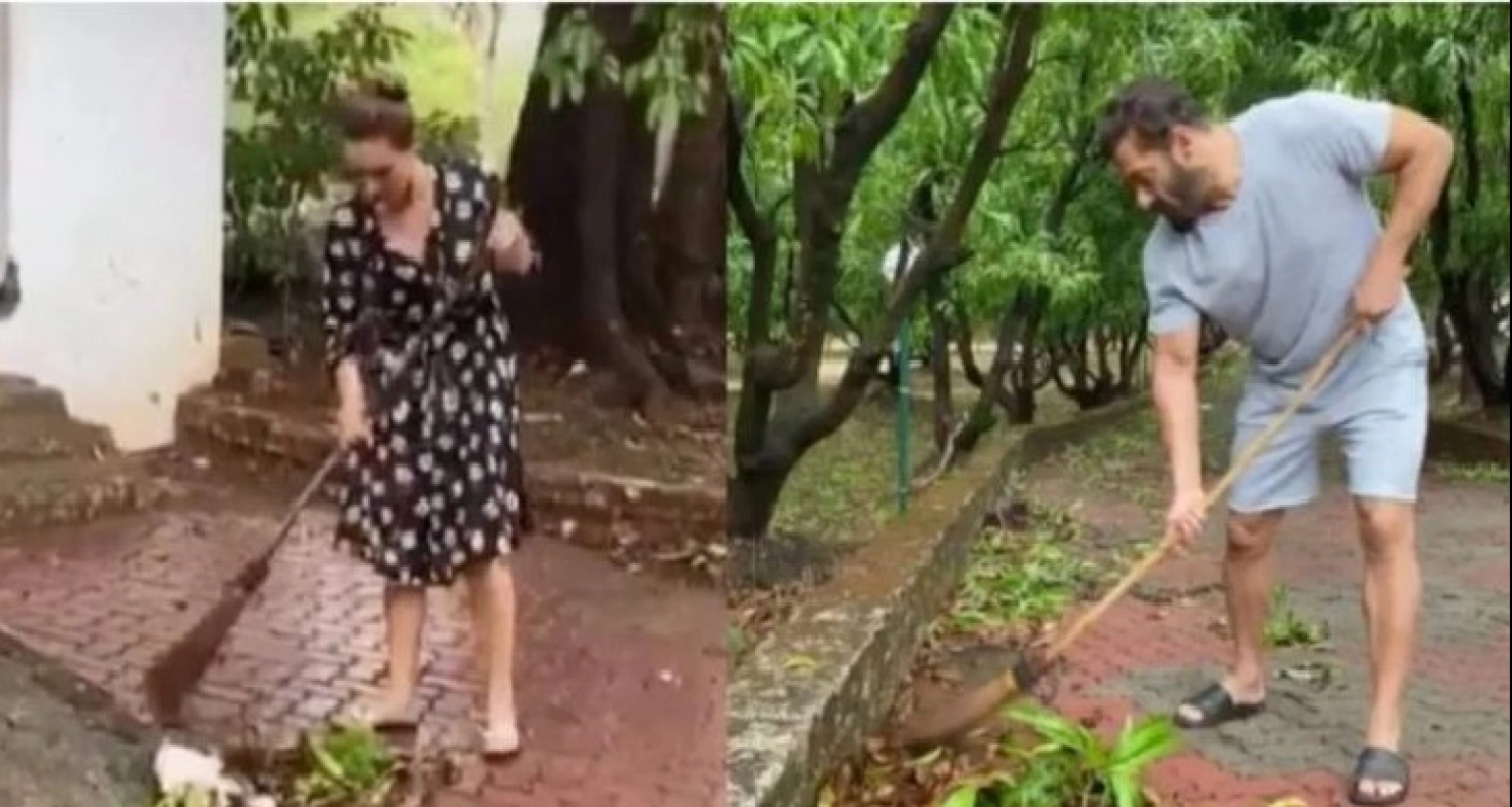 এবার ঝাড়ু হাতে নিয়ে আলোচনায় সালমান খান!