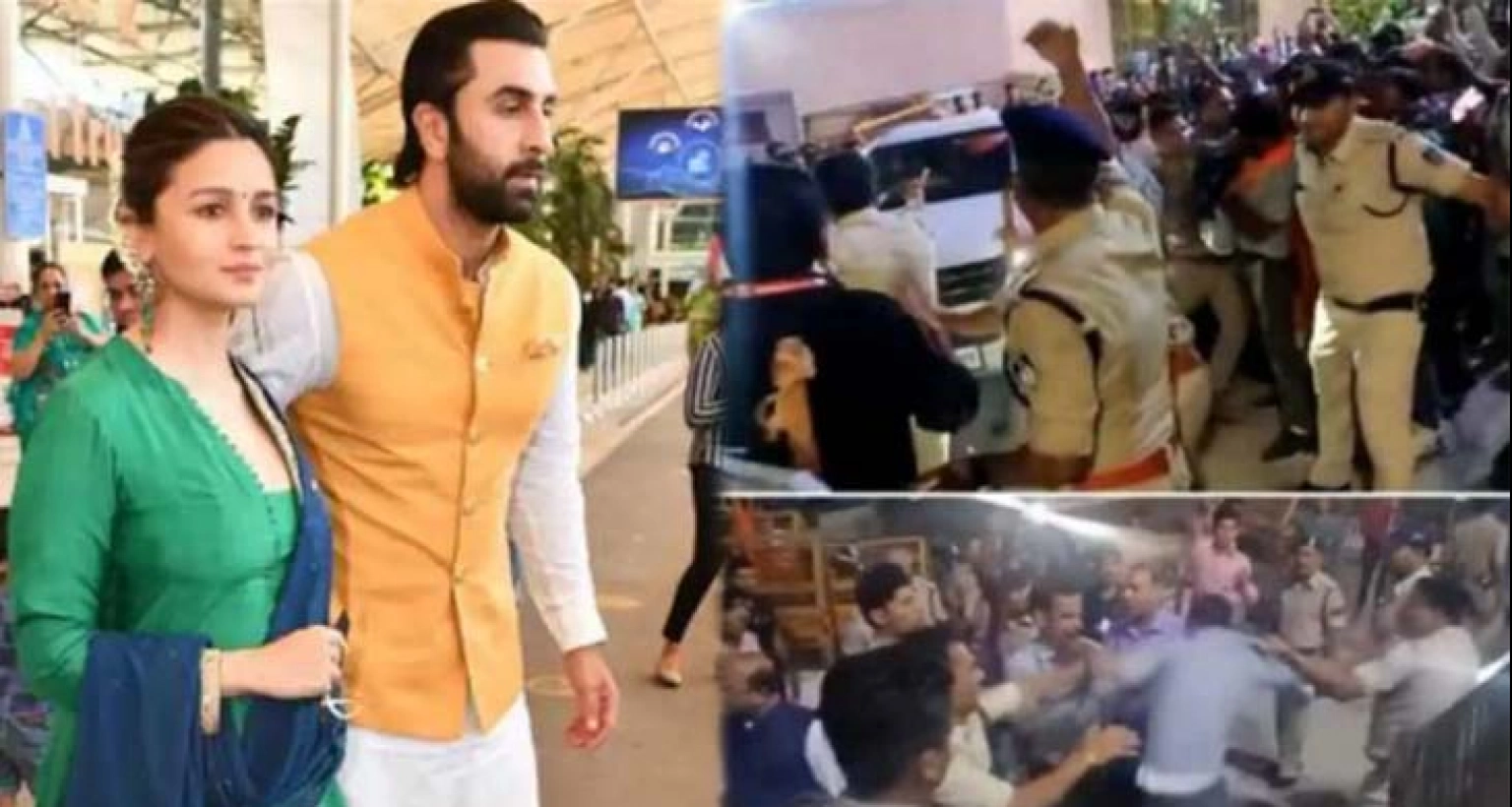 মন্দিরে সামনে রণবীর-আলিয়ার সঙ্গে এ কেমন দুর্ব্যবহার!