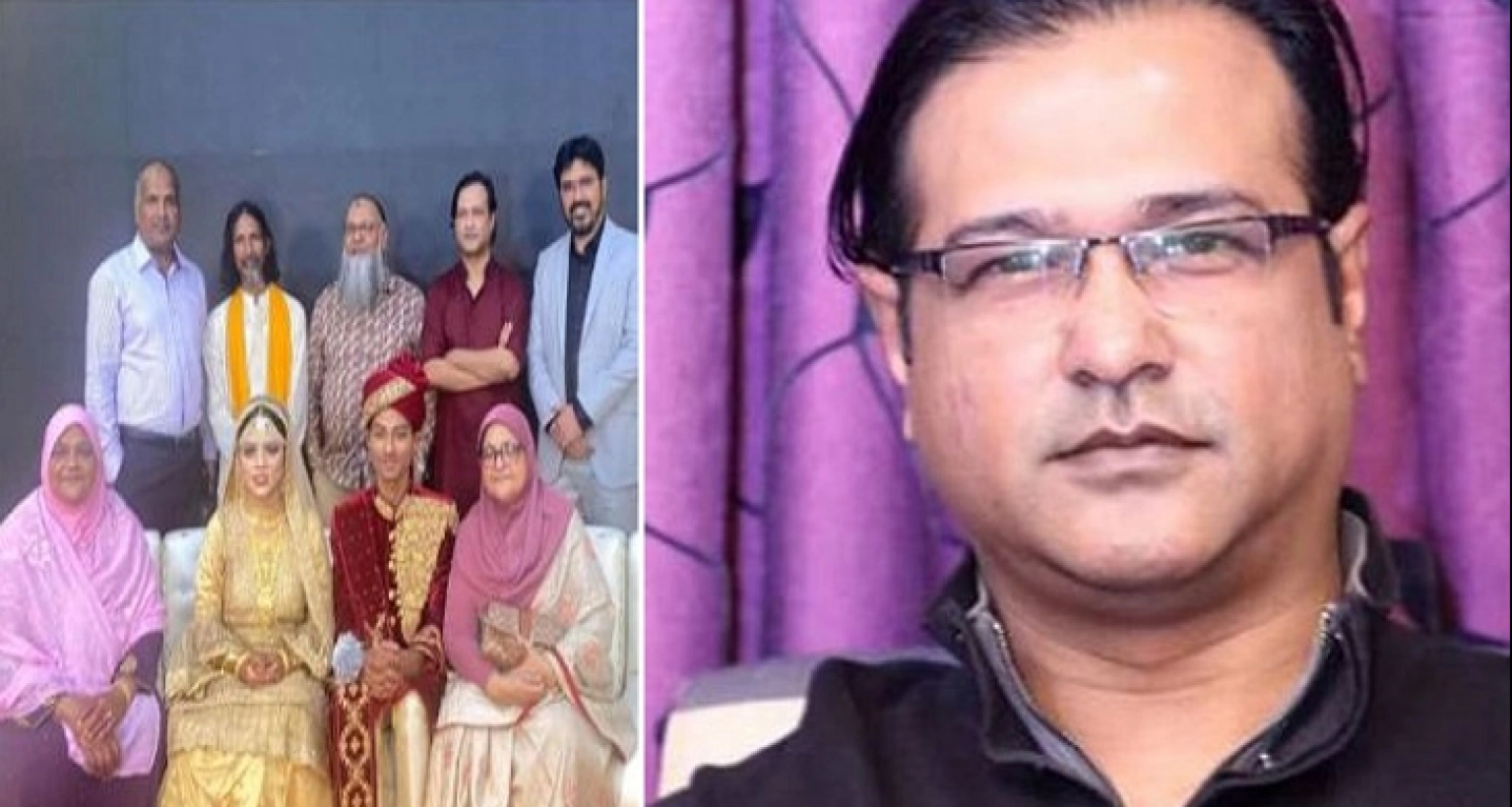 বাবা-মায়ের বিয়েবার্ষিকীতে ছেলের বিয়ে দিতে পেরে খুশি আসিফ