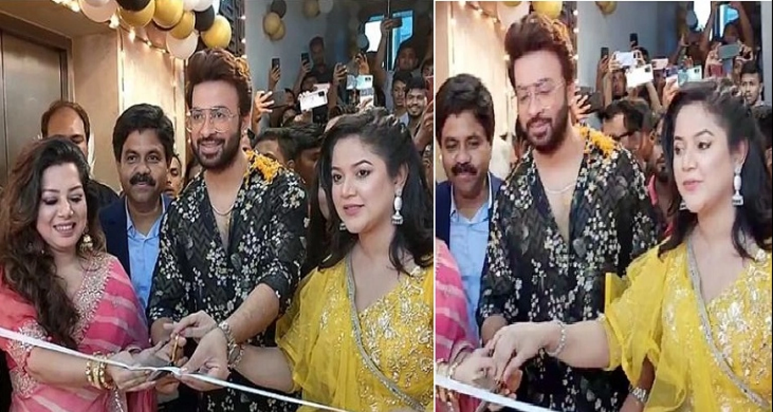 ঊর্মিলার বিউটি পার্লার উদ্বোধন করলেন শাকিব খান   