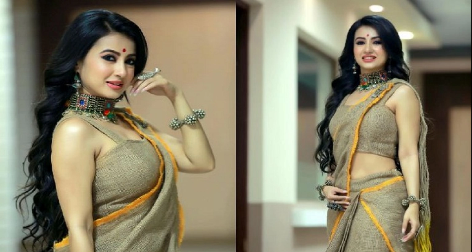 মনামীর নতুন লুক! চোখ সরানো যাচ্ছে না!