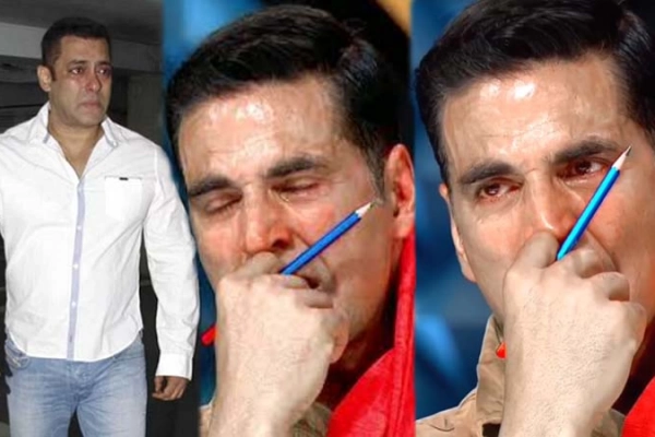 অঝোরে কাঁদছেন অক্ষয় কুমার, সহ্য করতে না পেরে যা করলেন সালমান