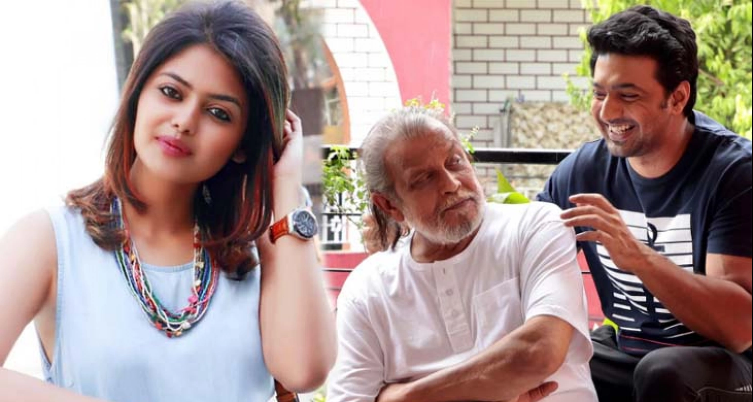বিজেপির মিঠুন চক্রবর্তীর পাশে দাঁড়ালেন তৃণমূলের দেব-সায়নী