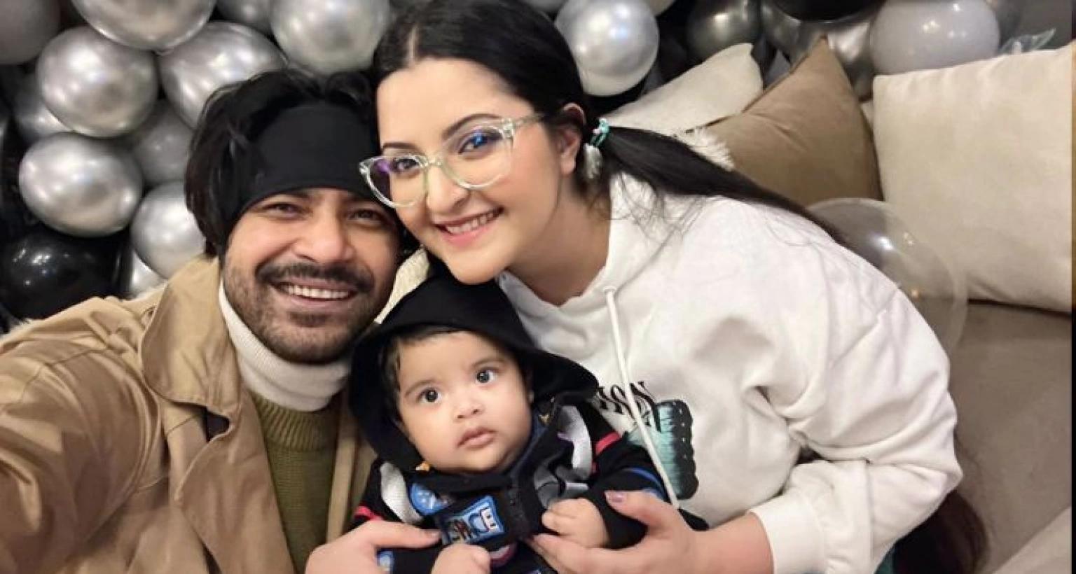 বাজানের হাসি! আমাদের ছেলের পাঁচ মাস পূর্ণ হলো আলহামদুলিল্লাহ: পরীমণি