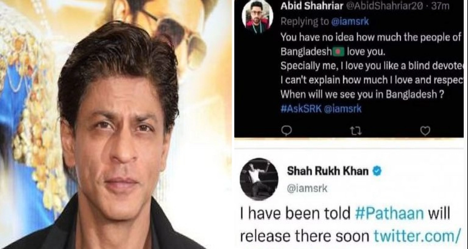 বাংলাদেশে পাঠান সিনেমার মুক্তি নিয়ে যে বার্তা দিলেন শাহরুখ