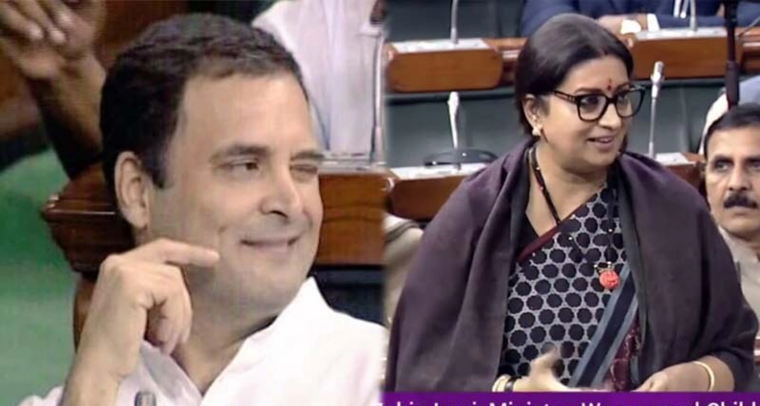 সংসদের মধ্যে মহিলা এমপির উদ্দেশে রাহুল গান্ধীর 'ফ্লাইং কিস'!