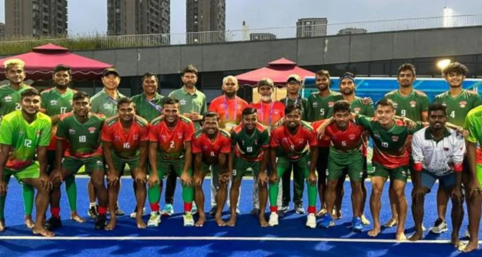 ১২-০ গোলে শেষ হলো বাংলাদেশ-ভারতের খেলা