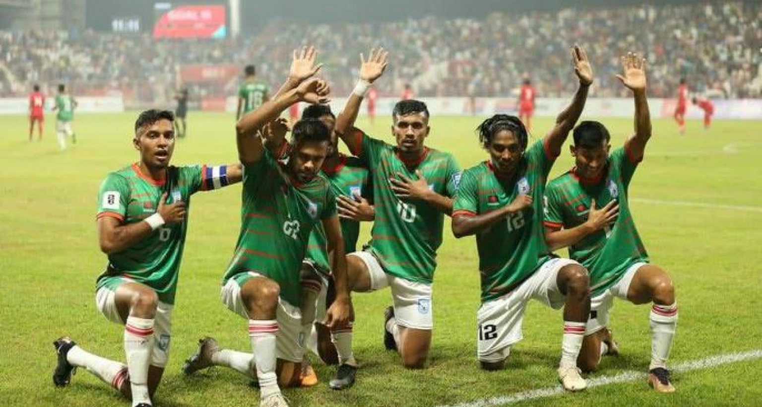 ০-৭ গোলের ব্যবধানে পরাজয়ের পরও পয়েন্ট বেড়েছে বাংলাদেশের