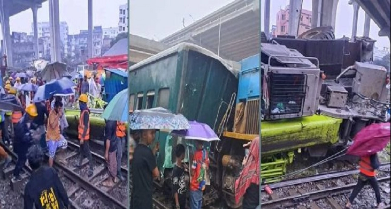 দীর্ঘ সাড়ে ৪ ঘণ্টা পর ফের ট্রেন চলাচল শুরু