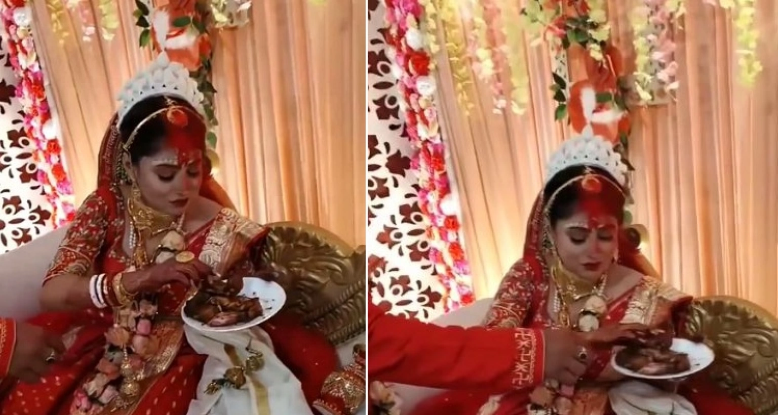 বিয়ের রাতে নববধূর এমন ভিডিও! যা দেখে হাসির রোল