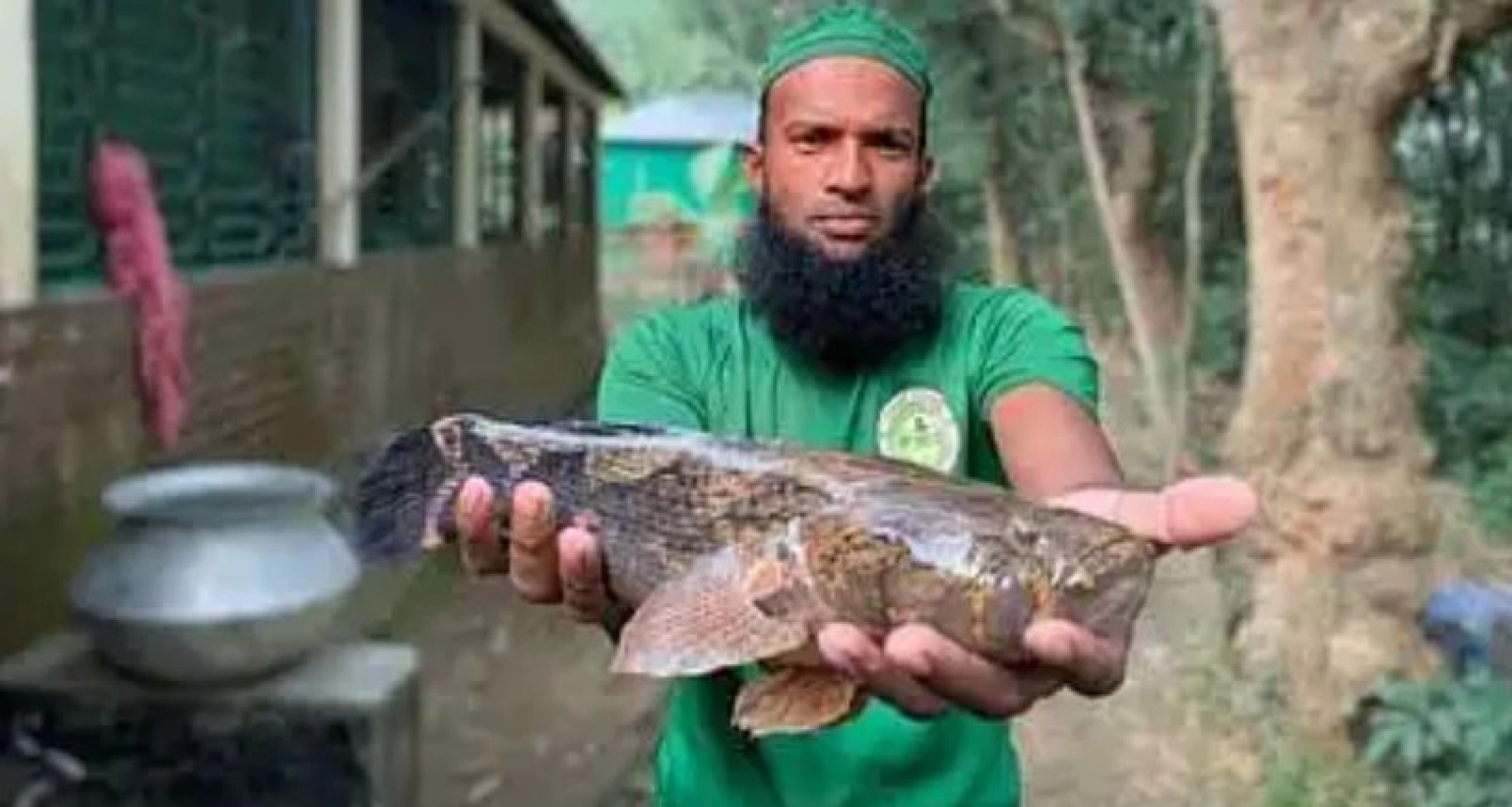 বিরল মার্বেল গোবি মাছ ধরা পড়েছে গাজীপুরে